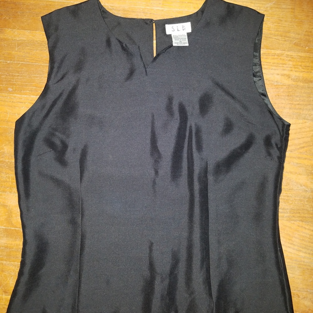 100% SILK S.L.B BLACK SHELL TOP